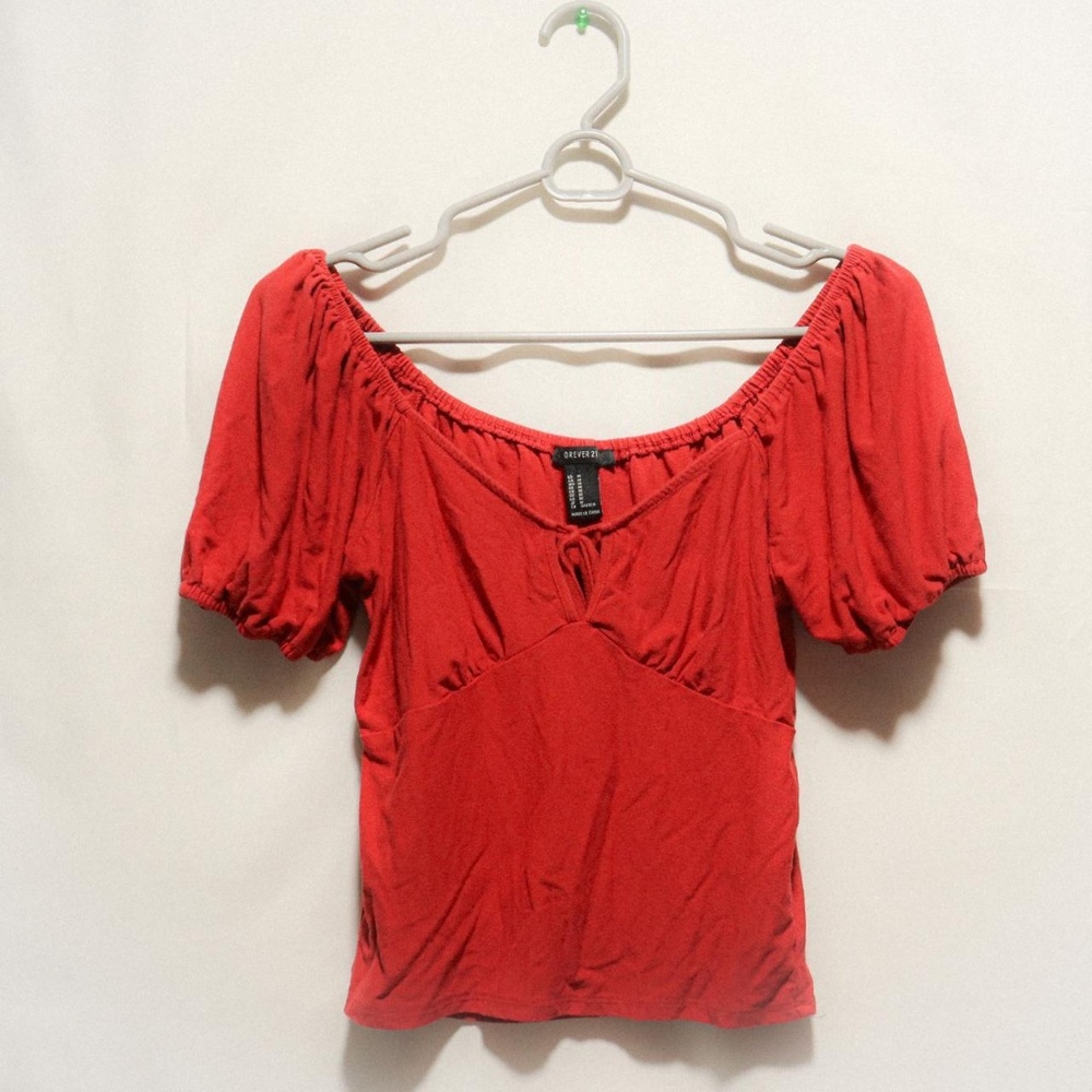 Forever21 Size Medium Red Blouse